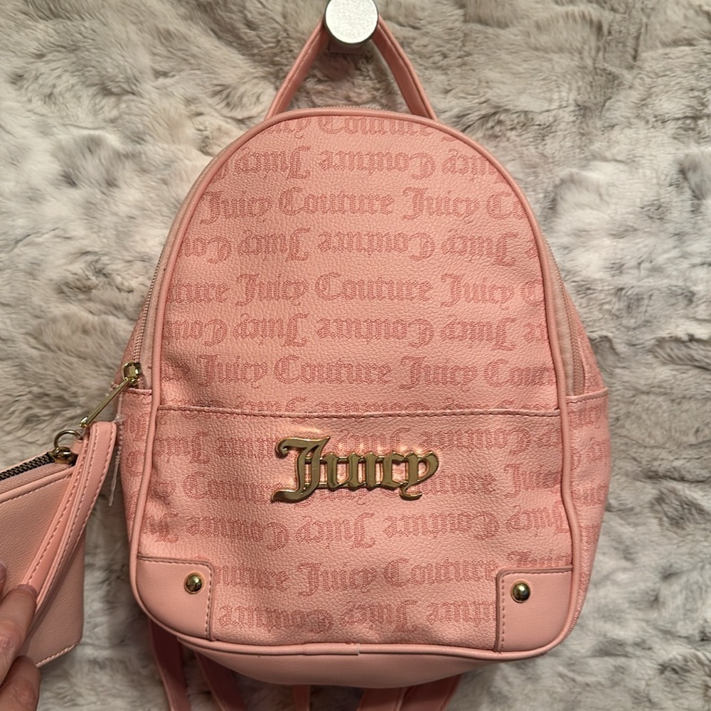Juicy Couture NWOT Backpack Wristlet and Wallet - Picture 2 of 13